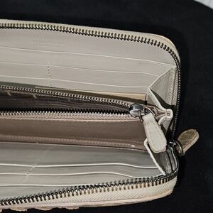 Beige Zip-Around Bottega Veneta  Wallet.